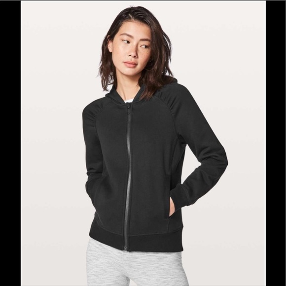 Lululemon Cool & Collected Jacket in Black Size 8 - Picture 1 of 6
